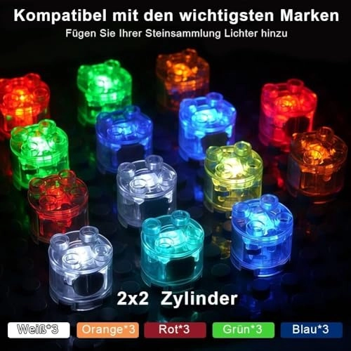 Luminous Building Blocks - 15 pcs