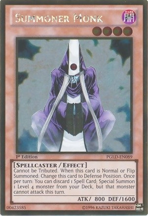 Yu-Gi-Oh! Summoner Monk PGLD-EN089 - English