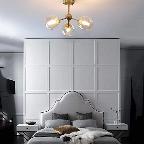 G9 Magic Bean Ceiling Light - Copper-colored and cognac-colored glass 5