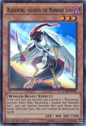 Yu-Gi-Oh! Blackwing Gladius the Midnight Sun LC5D-EN131