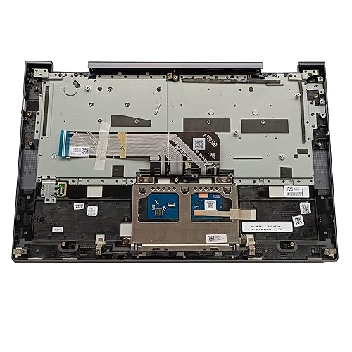 Upper Case Palmrest Backlit Keyboard Touchpad Assembly - Lenovo Yoga 7 14ITL5 Grey