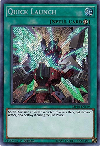 Konami Yu-gi-oh! Quick Launch MP18-EN139 - 1st Edition