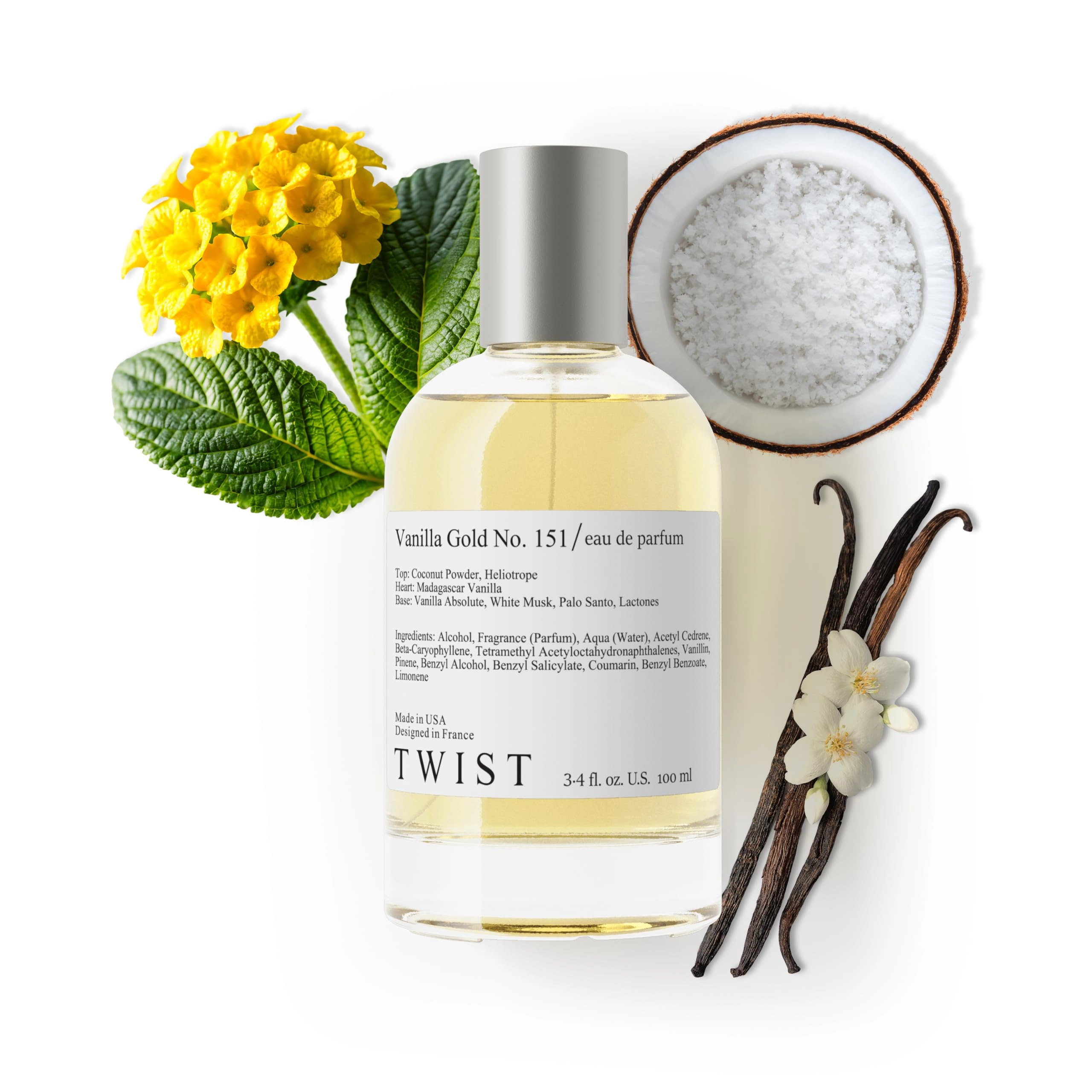 Twist Perfumes Vanilla Gold No. 151 - Eau de Parfum 100 ml