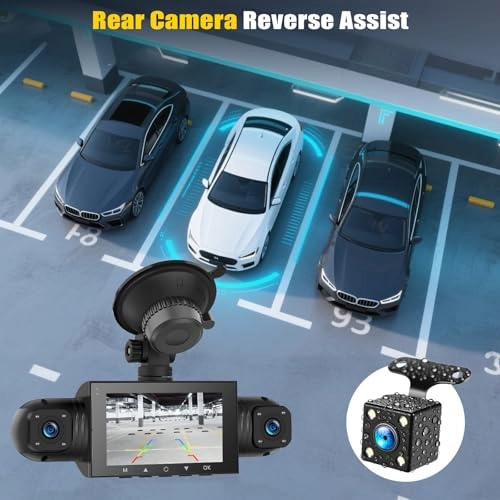 4 Channel 360° Car Dash Cam - 1080P