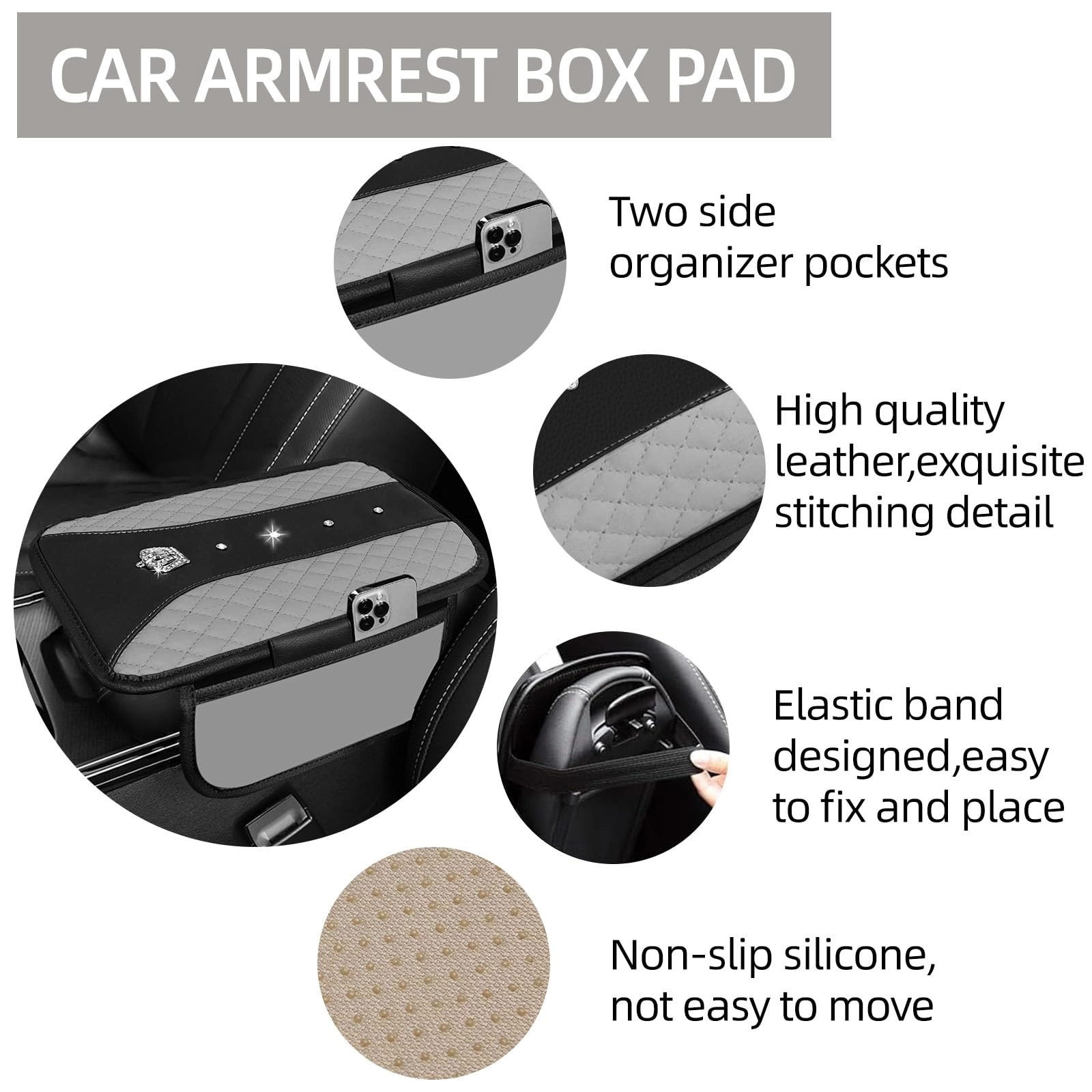 Bling Car Accessories Set