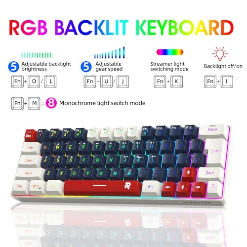 60% Mechanical Keyboard - AR/EN Wired