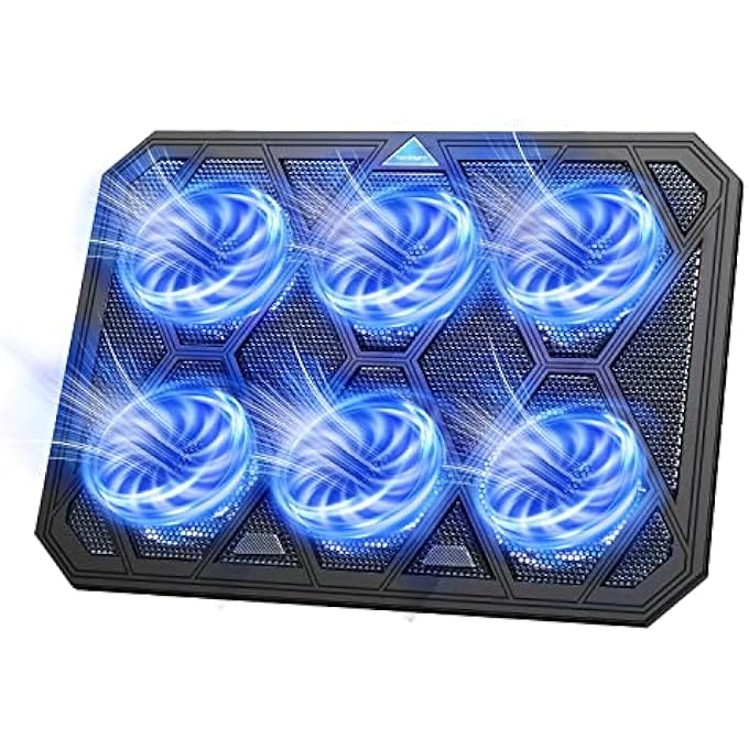 LAPTOP COOLING PAD - 12-17 INCH 6 QUIET FANS
