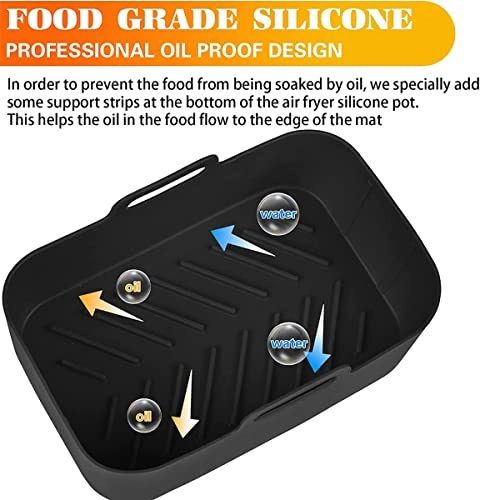 Air Fryer Silicone Liner - Food-grade Silicone 2PCS
