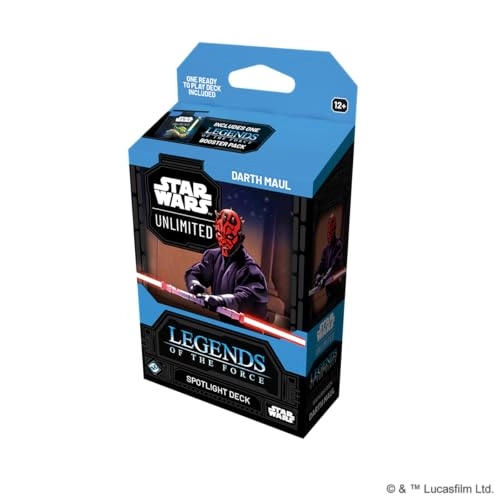 Star Wars: Unlimited: Darth Maul Spotlight Deck - 50-Card Legends of the Force