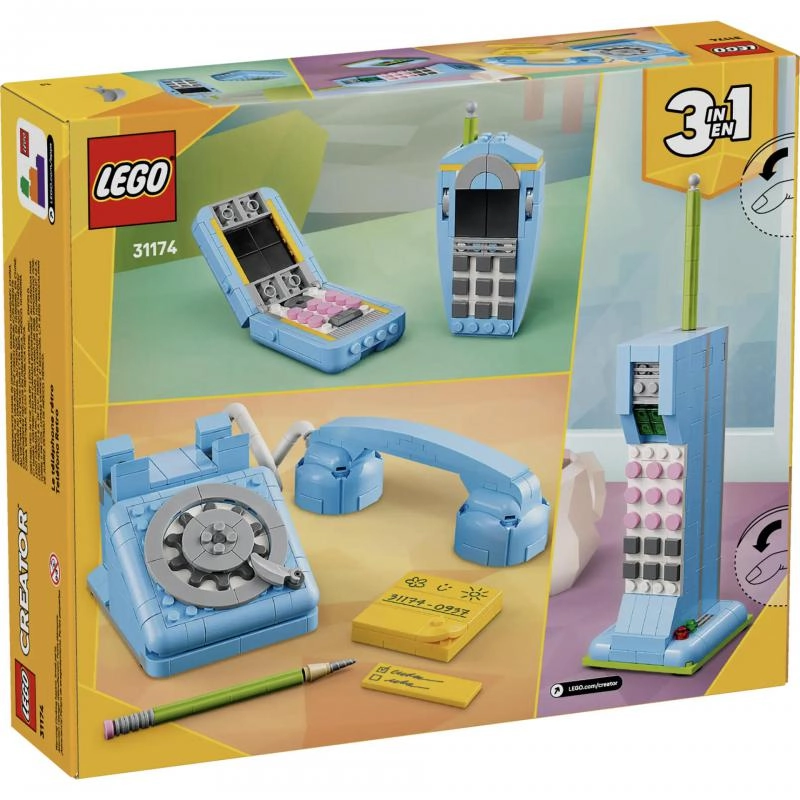 Creator 3in1 Retro Telephone (31174) - 3in1 Retro-style Models