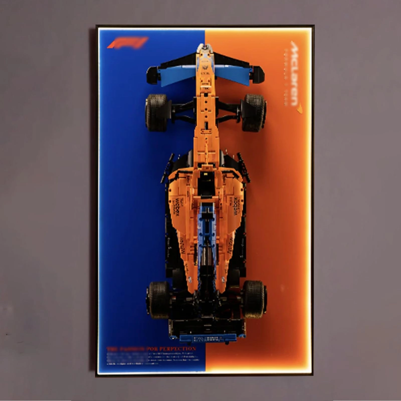 Display Wallboard - Lego Technlc McLaren Formula 1 42141