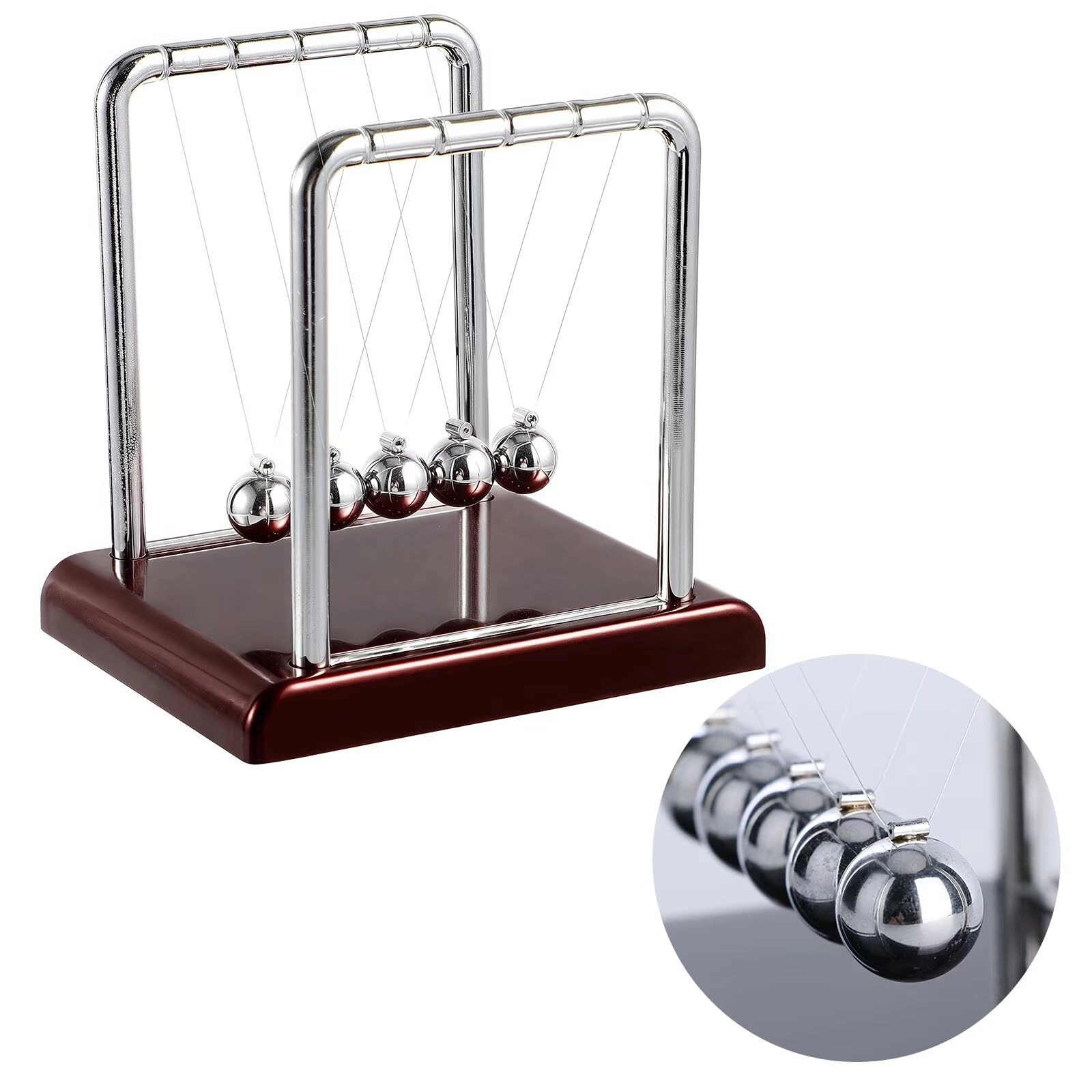 Yoqanr Newton's Cradle - 5 pieces Physics