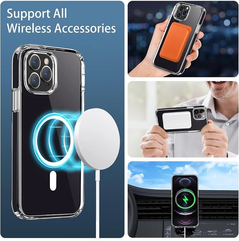 Magsafe Case Screen Protector for iPhone 12 Pro - TPU+PC+Magnet