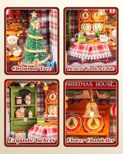 DIY Miniature Dollhouse Kit - Halloween/Christmas 1:20