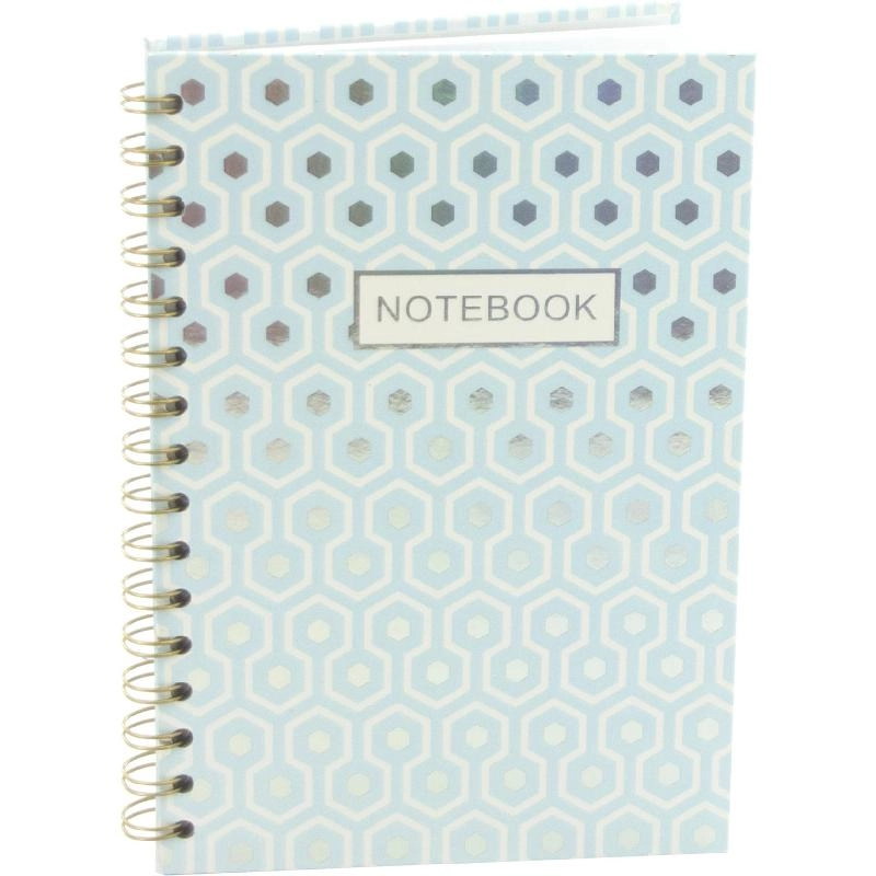 Notebook 19 X 26 cm Spiral - Grid 100 Sheets
