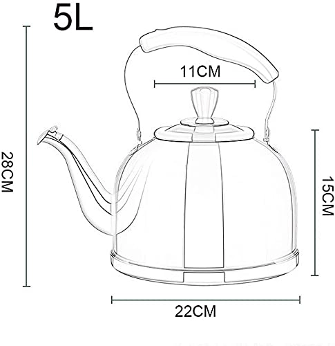 Stovetop Induction Whistling Kettle - 5L