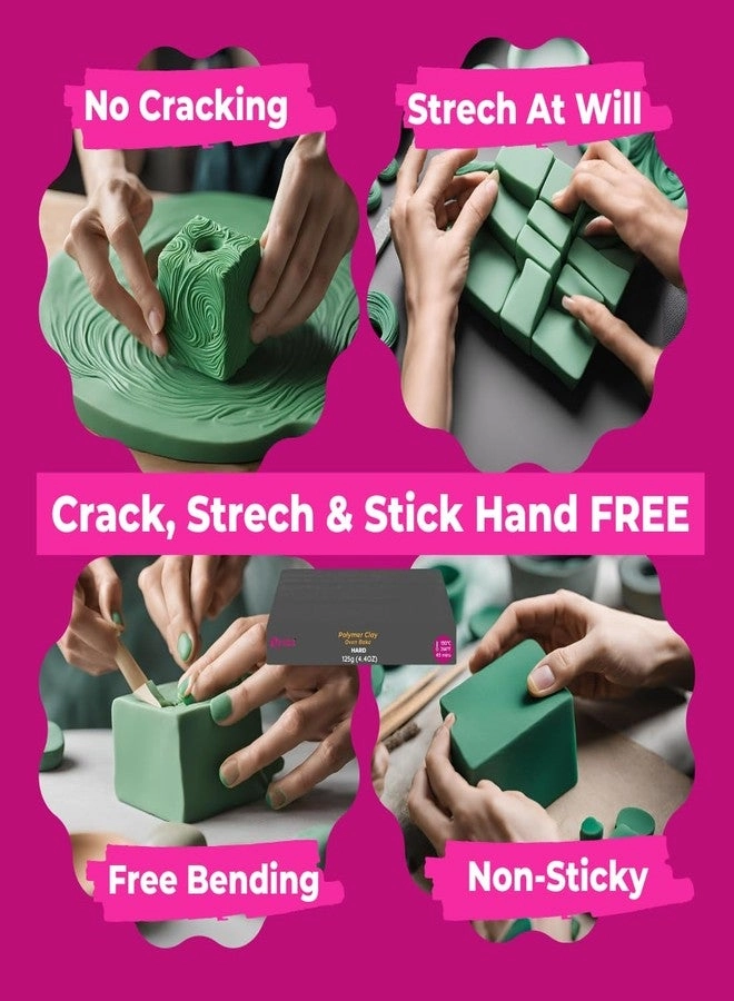 Polymer Clay - Hard Oven Bake for Canes and Sculpting Miniatures