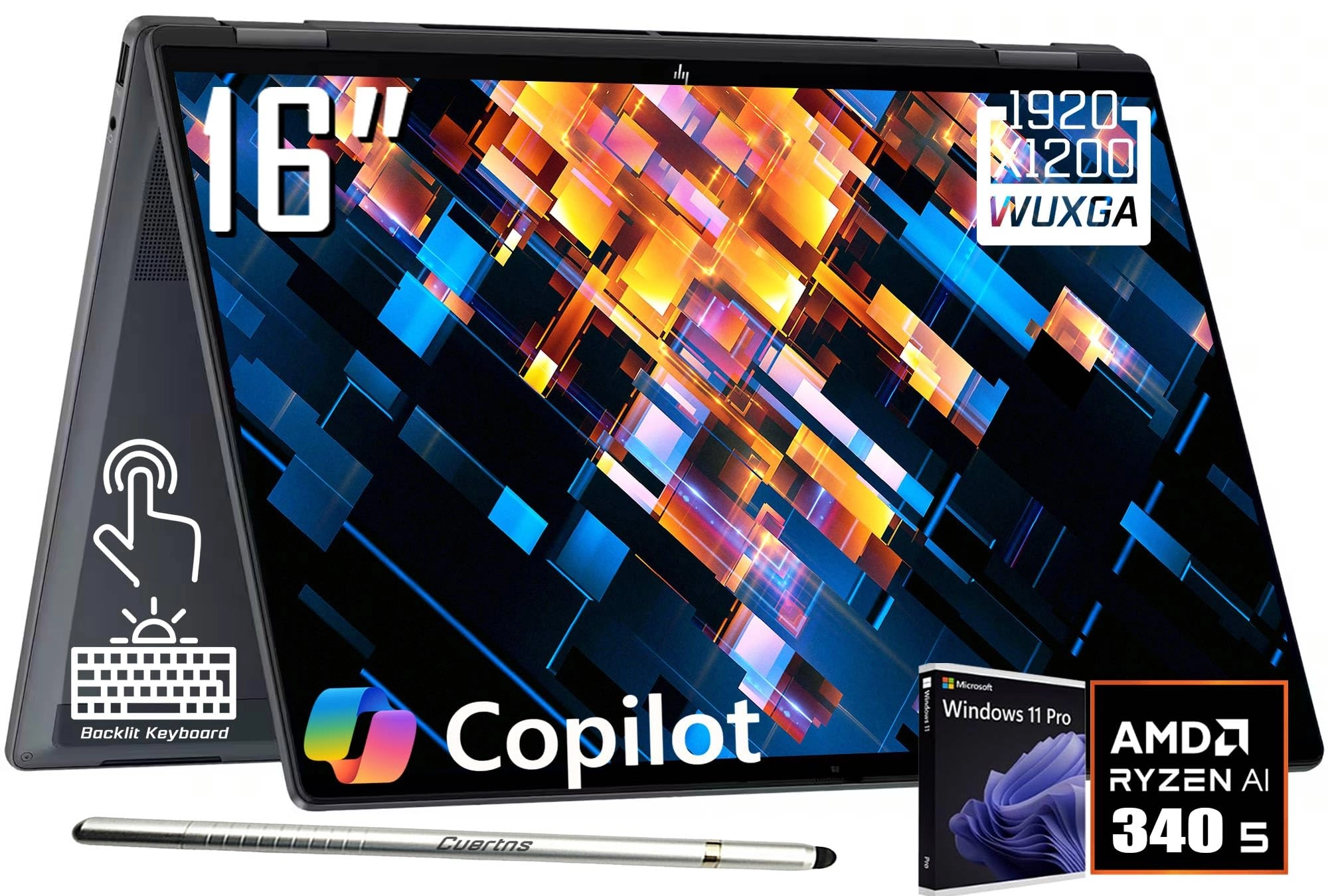 Omnibook OmniBook X Flip - 16'' Ryzen AI 5 340 16GB DDR5 1TB SSD