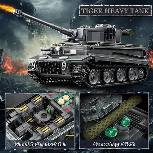 Tiger Tank - 1668pcs Military
