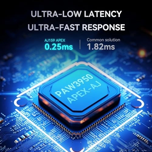 AJ159 PRO Gaming Mouse - 2.4GHz Bluetooth USB