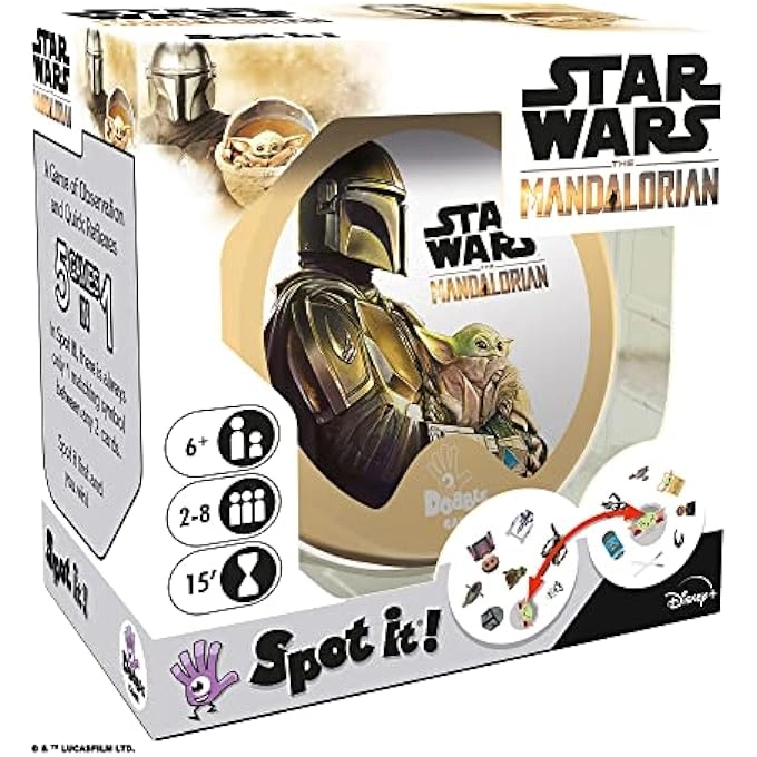 Spot It!: The Mandalorian - Card Game