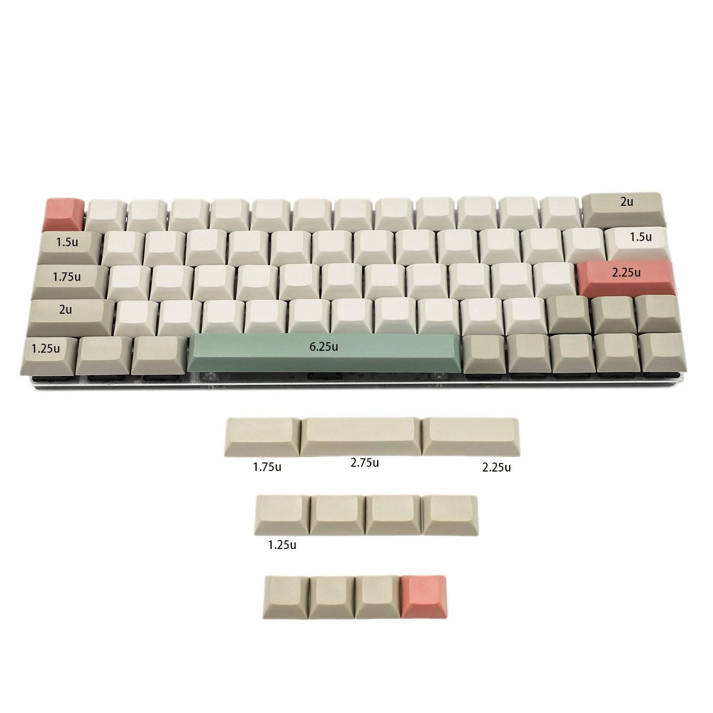 YMDK DSA Profile 9009 - 61/64/68 ANSI Thick PBT
