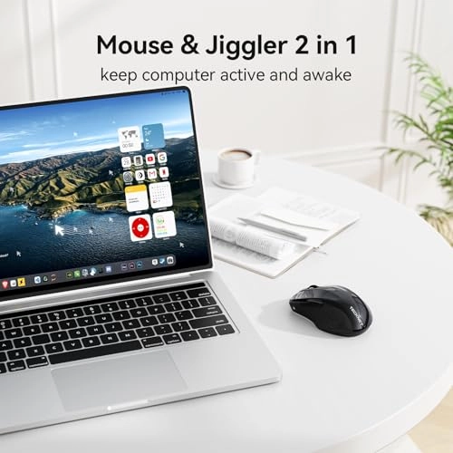 Jiggler Wireless Mouse - Bluetooth USB A Wireless