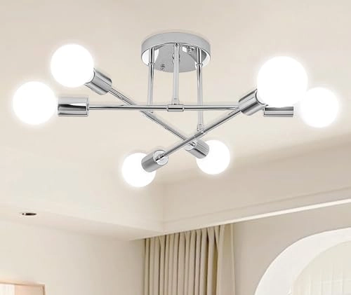 6-Light Chandelier - Dimmable
