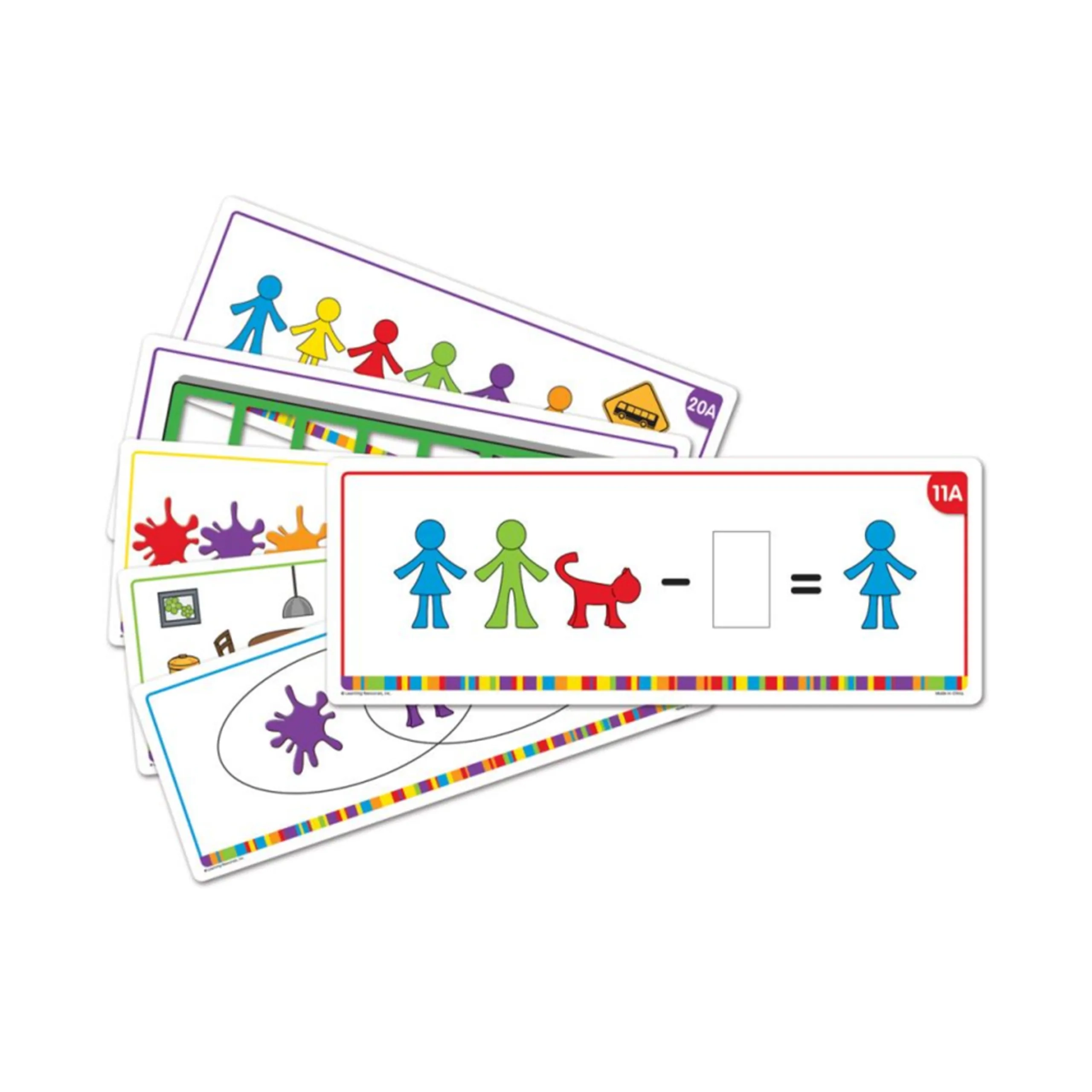 All About Me Family Counters Activity Cards - Suitable for 3 years and above 21 pieces