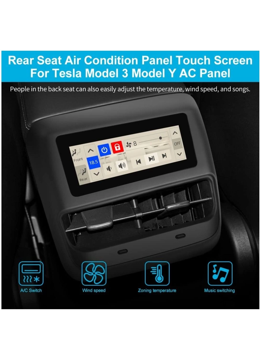 Rear Seat Screen - 4.6 inch