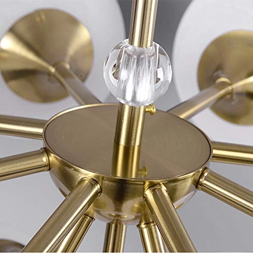 G9 Nordic Creative Glass Bubble Chandelier - 13 head Golden.