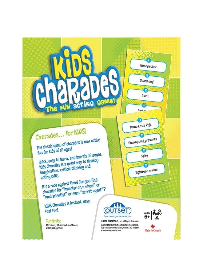 Kids Charades - English Ages 6+
