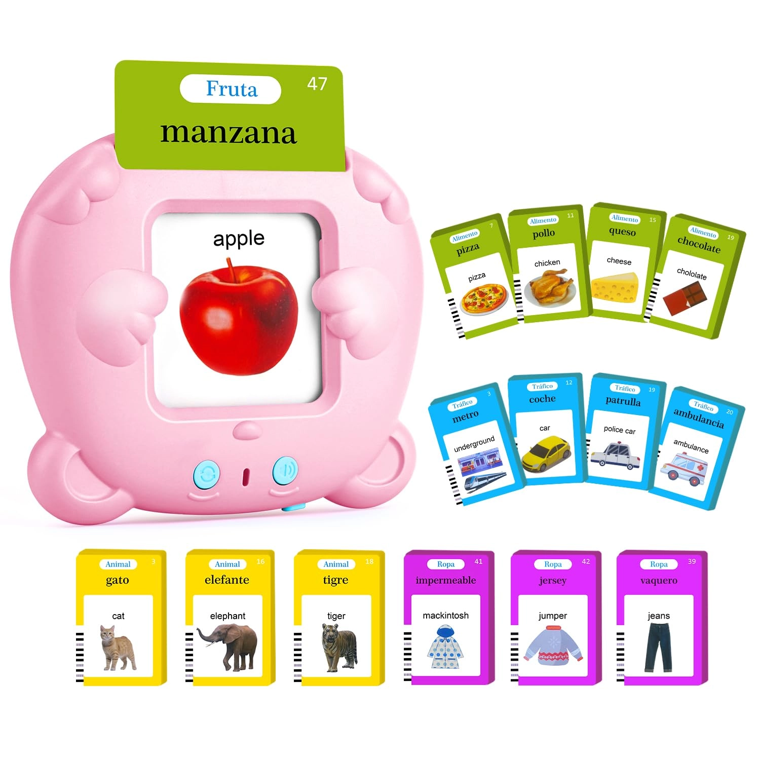 Talking Flash Card - 3+ 1 pieces