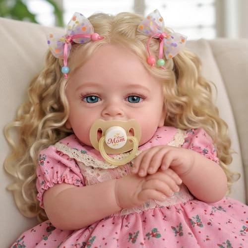 Reborn Baby Doll - 17-Inch Soft Cloth Body Sleeping Ages 3+