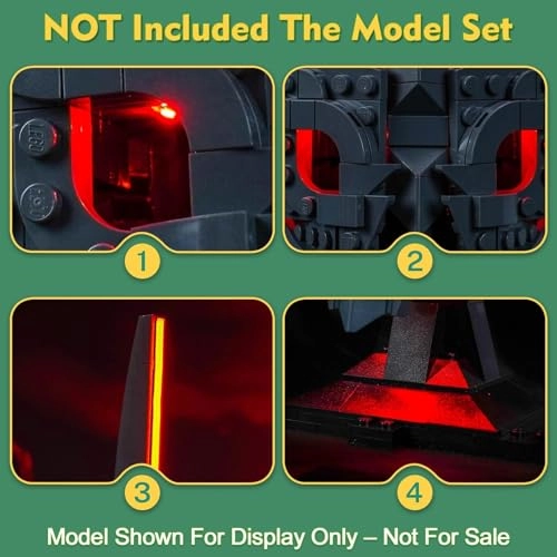 Light kit Compatible with Sauron's Helmet - Light Control Version LED