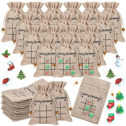 Christmas Tic Tac Toe Game - Kid 100 Set