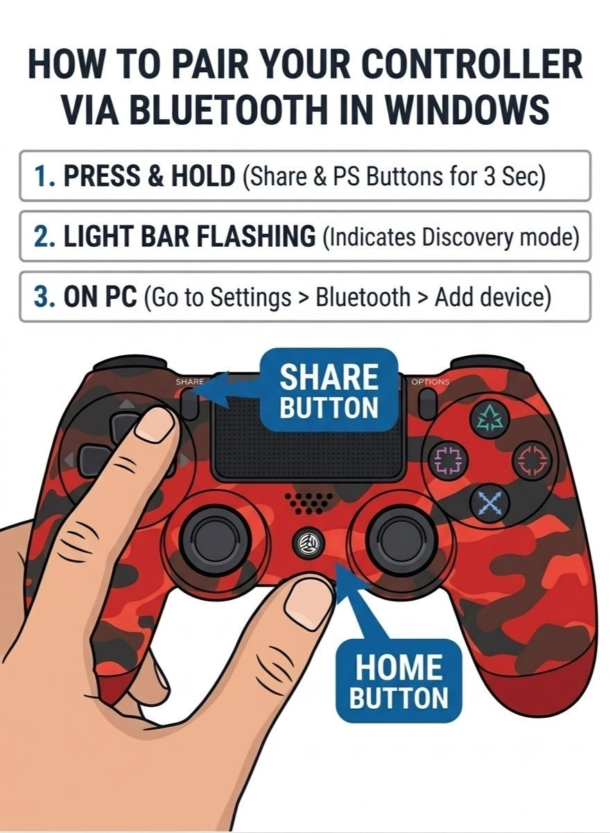 Custom Design V2 - red PlayStation 4 (PS4)