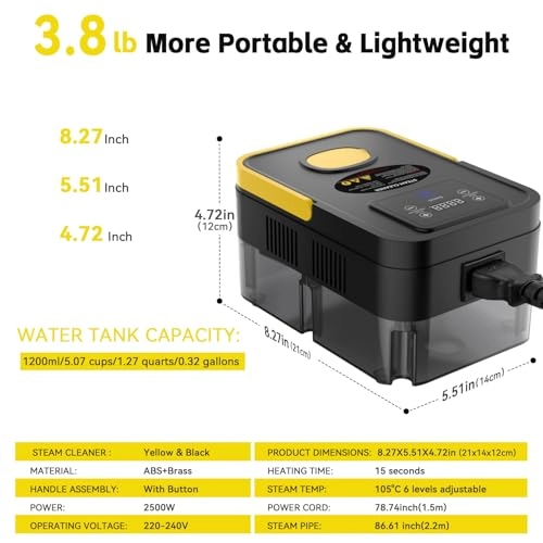 Steam Cleaner - 1200 Milliliters
