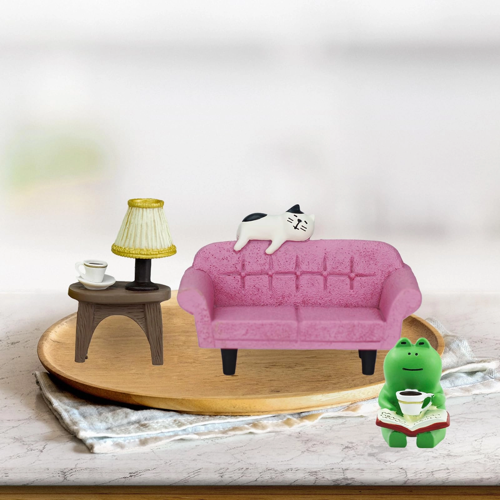Cute Mini Frog Figurine - Resin