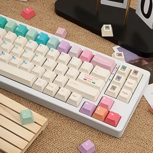 Cute White Keycaps - Wired