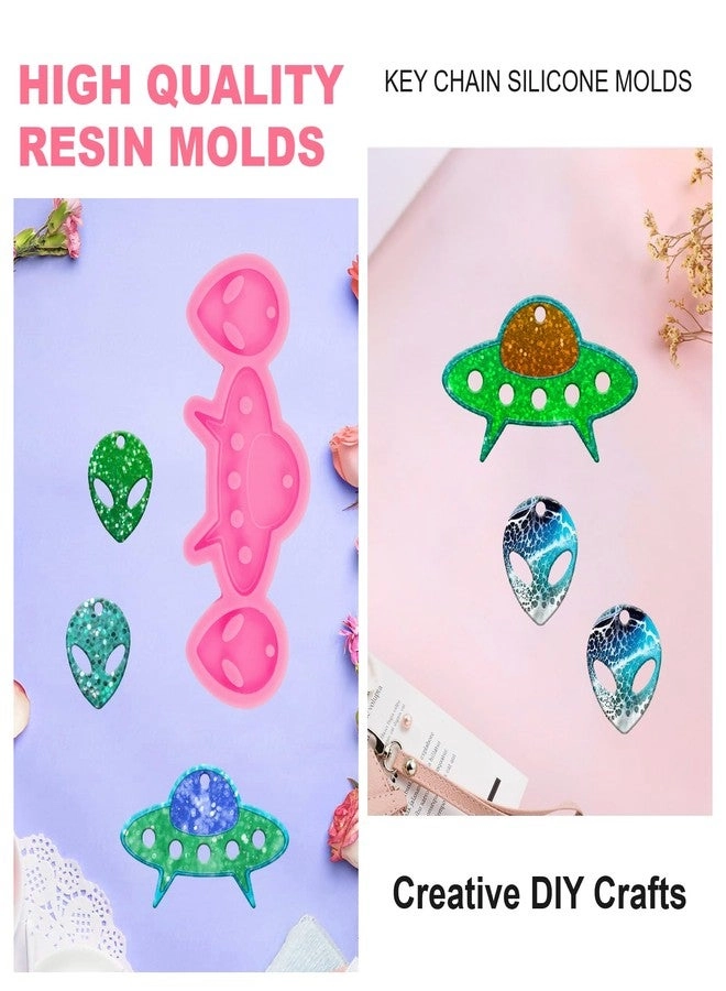 Mini Alien Earrings Mold - Resin Silicone
