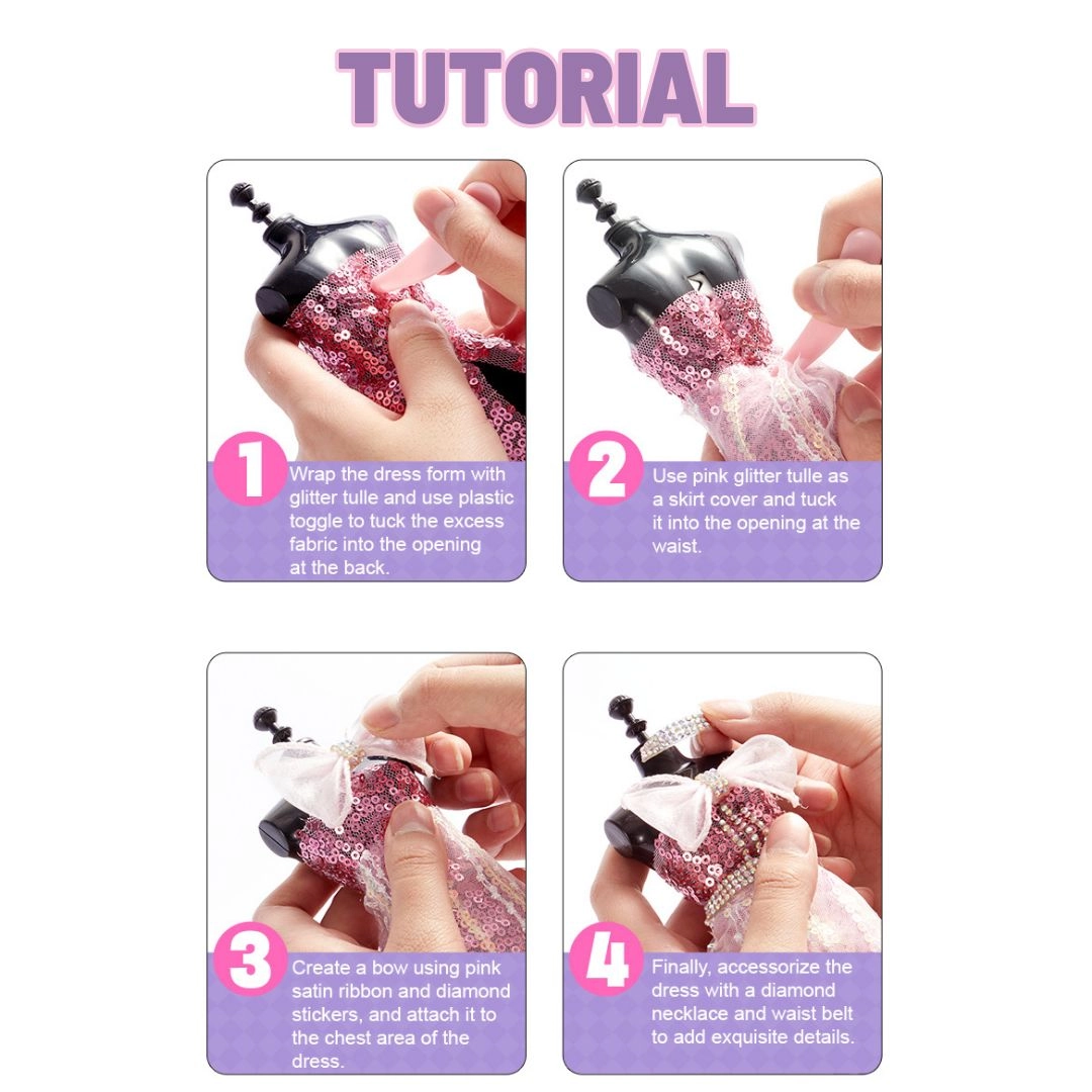 Design House Mini DIY Fashion Kit - 5+ years 24 pcs