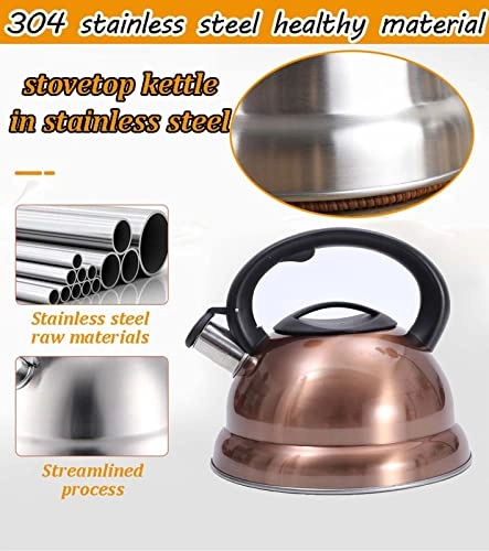 Stovetop Induction Whistling Kettle - 5L