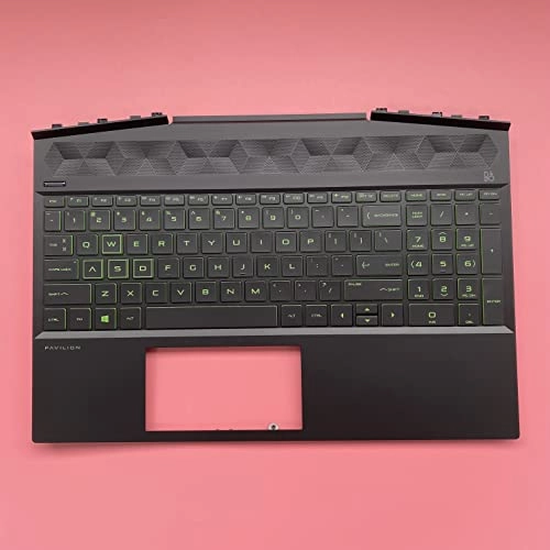 15-DK - Upper Case Palmrest Backlit Keyboard Green