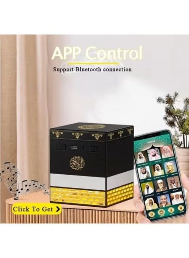 Digital Azan Clock Quran Speaker - Portable Bluetooth Remote and App Control