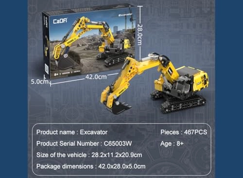 Excavator - 467pcs 1:20