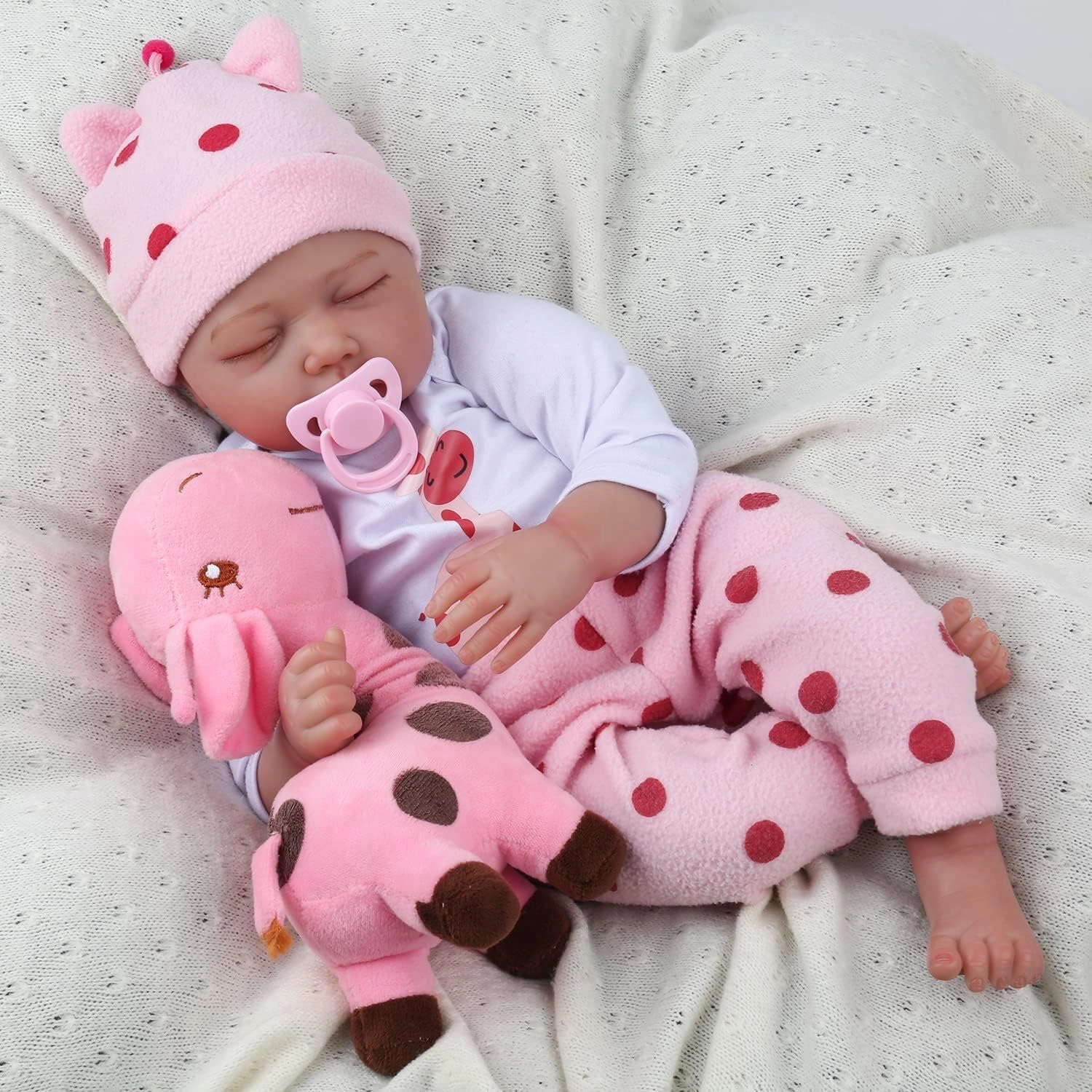 Reborn Baby Doll - 22 Inches / 55 cm Silicone Ages 3+