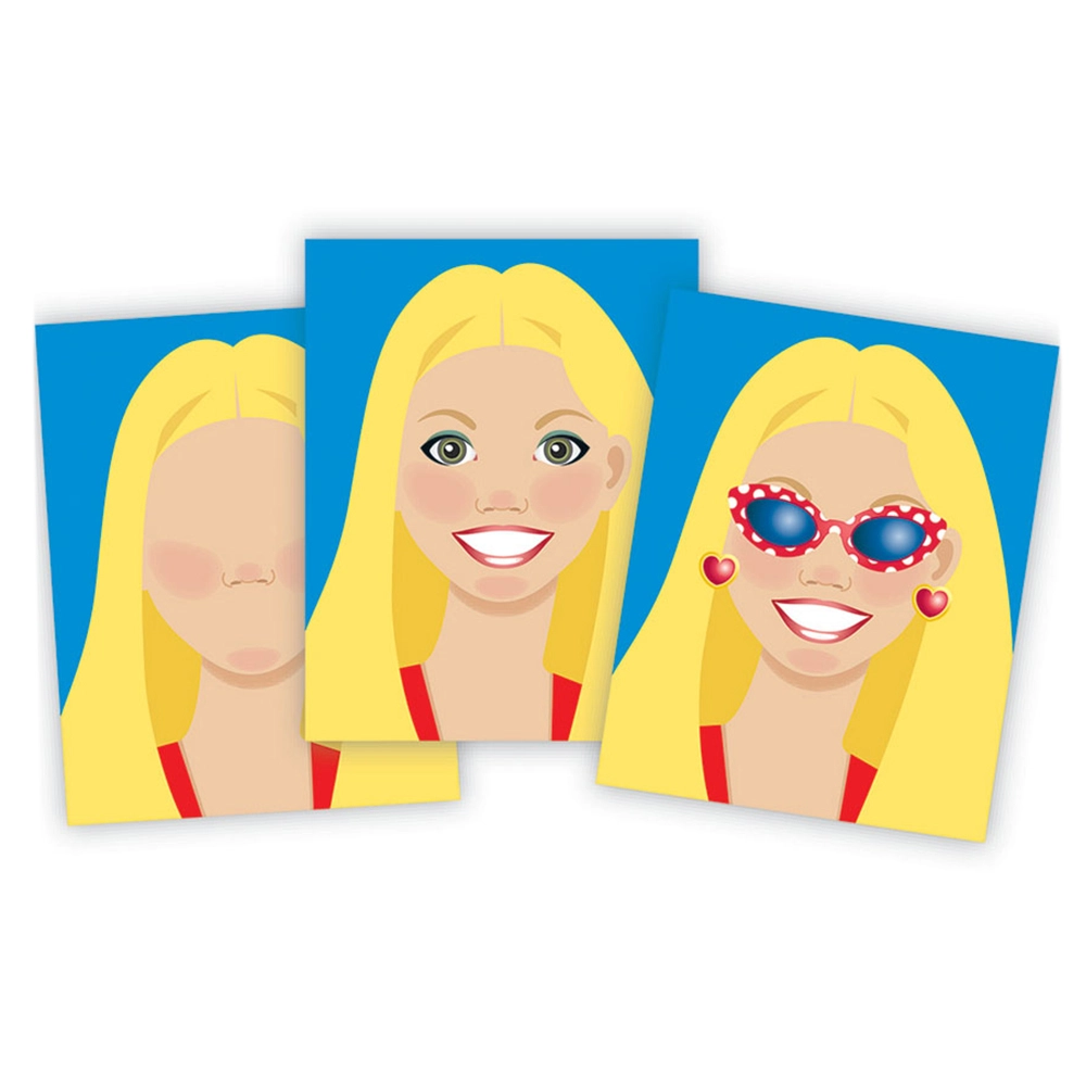 Make a Face Fashion Faces Reusable Sticker Pad Creative Play 250 pcs