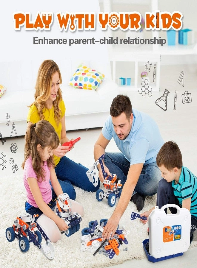 Erector Sets Stem Toys - 12-in-1 152 pcs for ages 4+