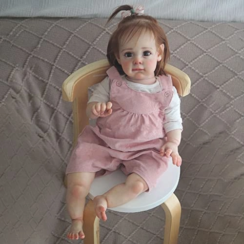 Rebirth Baby Doll - 48cm/58cm Silicone Limbs Cloth Body Panda Clothes Gift Set